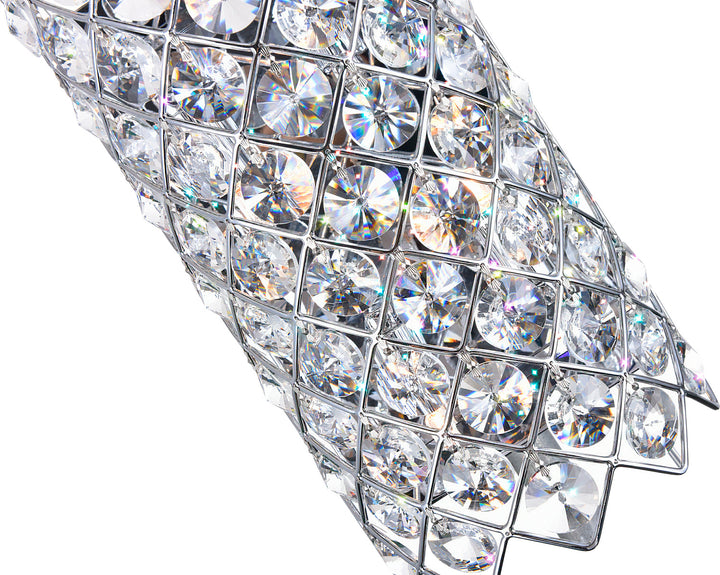 4 Light Wall Sconce With Chrome Finish