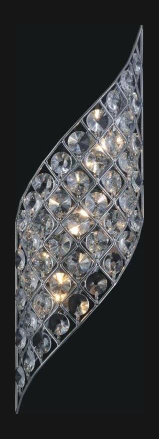 4 Light Wall Sconce With Chrome Finish