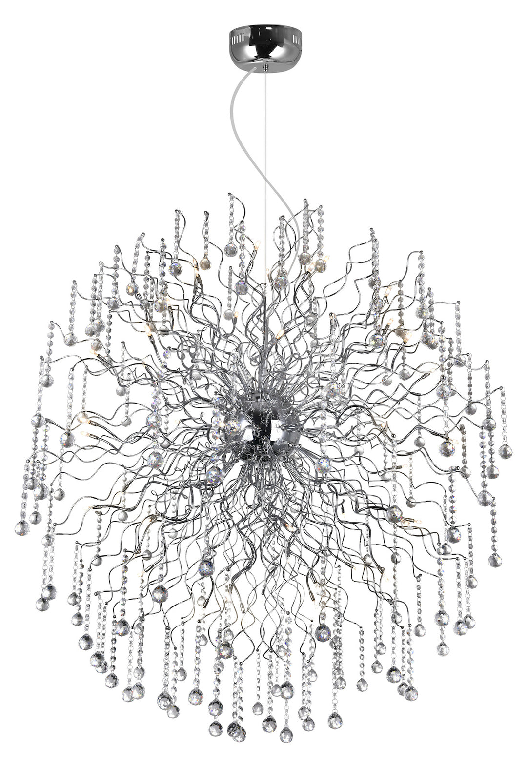 48 Light  Chandelier With Chrome Finish by CWI Lighting