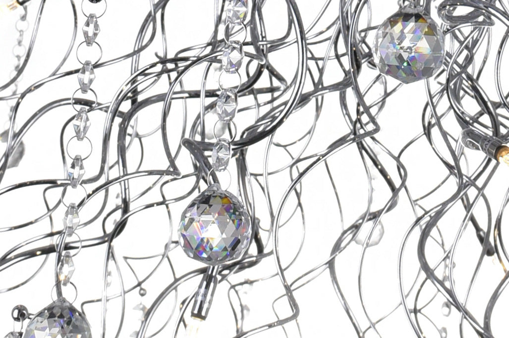 48 Light  Chandelier With Chrome Finish