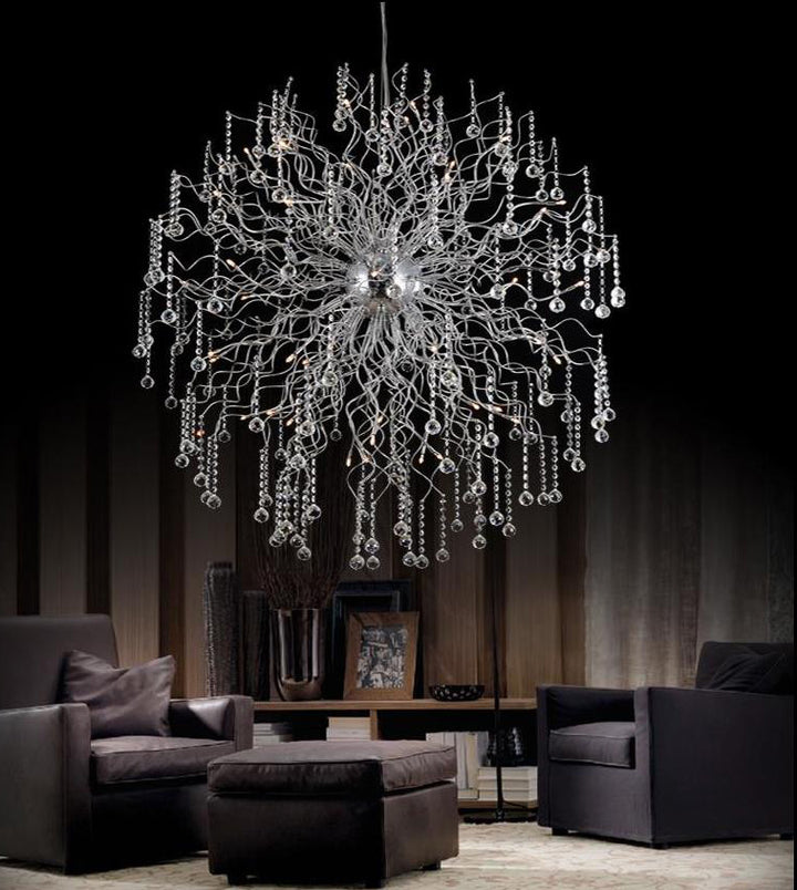 48 Light  Chandelier With Chrome Finish
