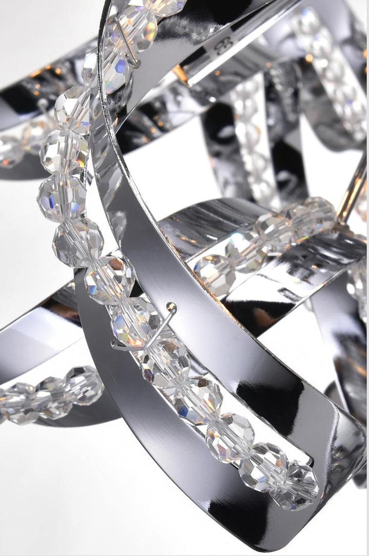 12 Light  Chandelier With Chrome Finish