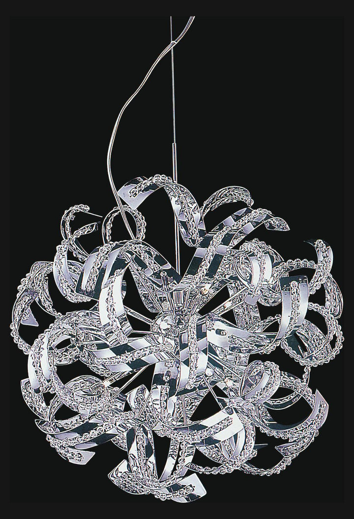 14 Light  Chandelier With Chrome Finish