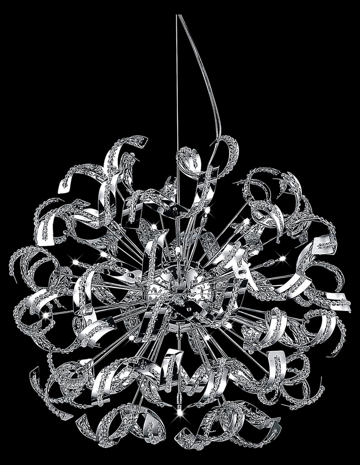 18 Light  Chandelier With Chrome Finish by CWI Lighting
