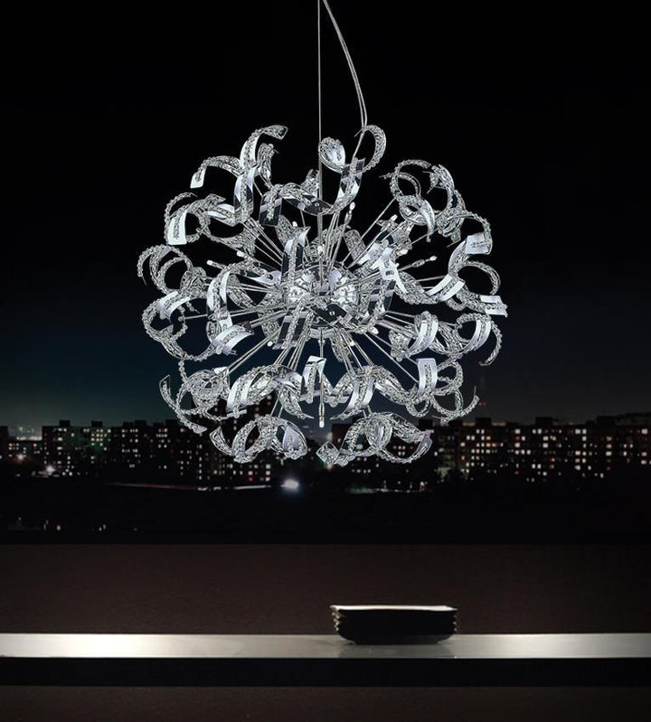 18 Light  Chandelier With Chrome Finish