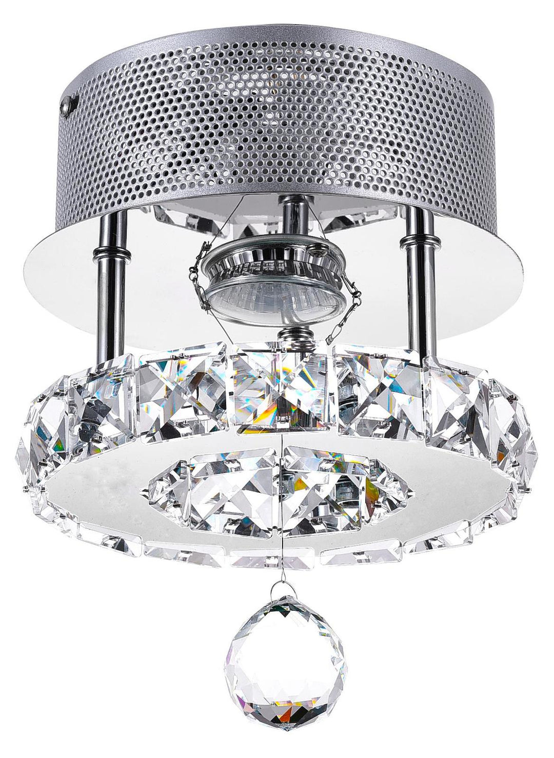 Led  Flush Mount With Chrome Finish by CWI Lighting