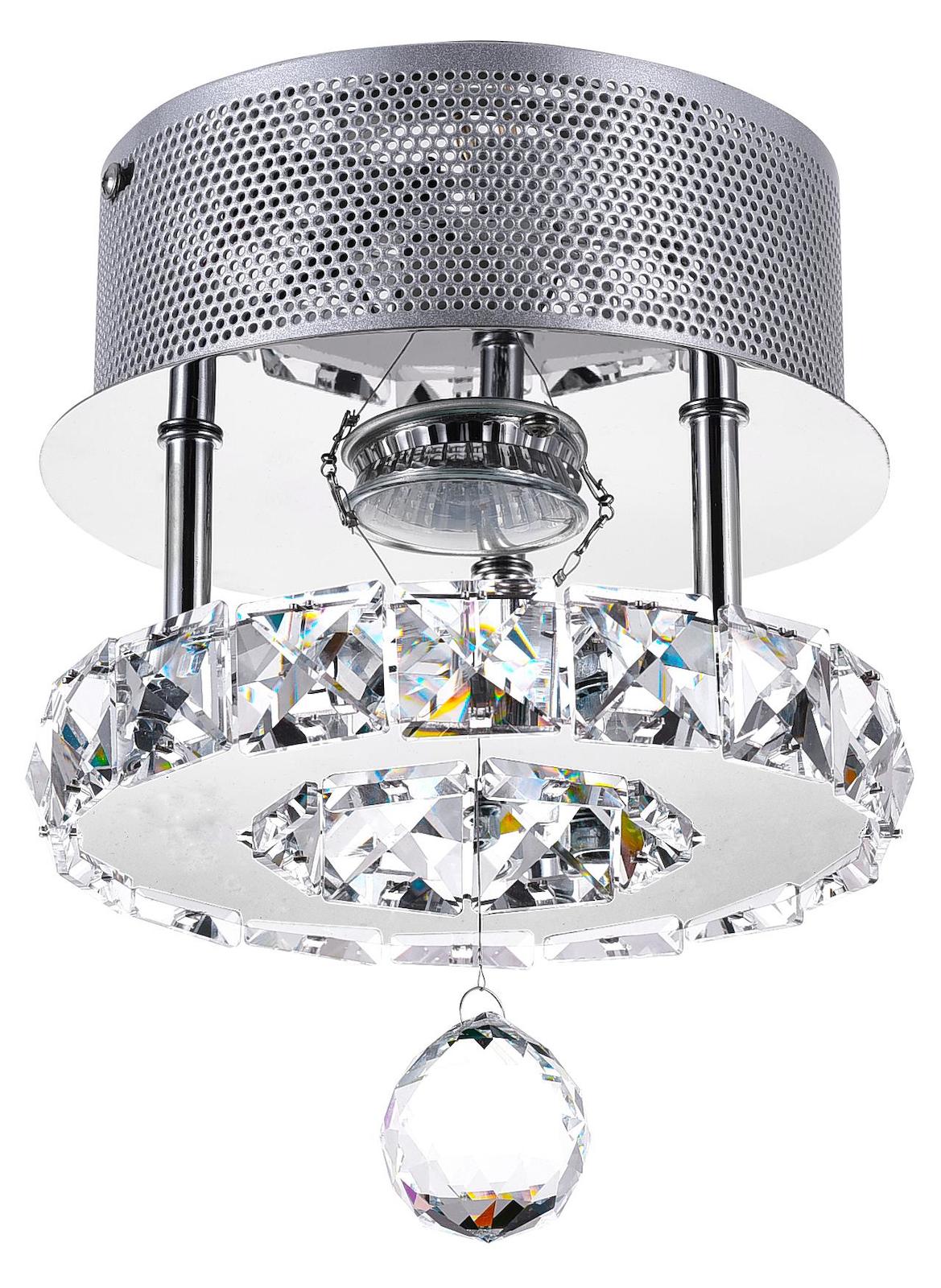 Led  Flush Mount With Chrome Finish by CWI Lighting