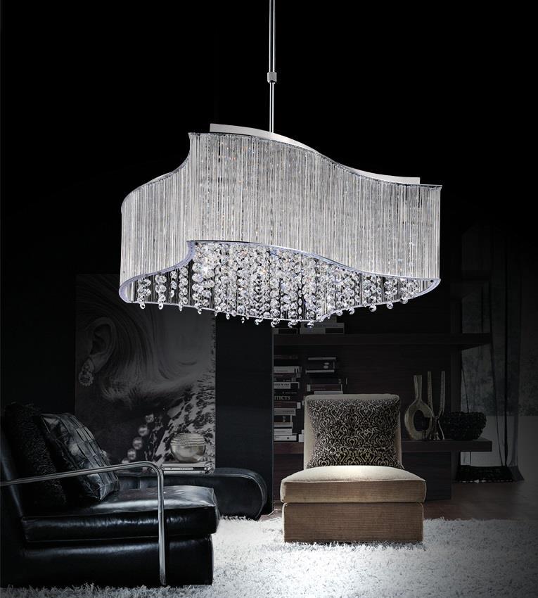 10 Light Drum Shade Chandelier With Chrome Finish