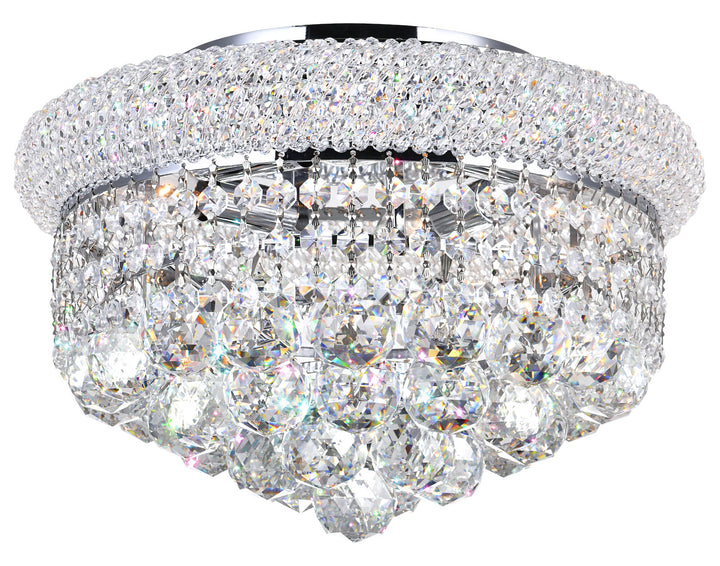 4 Light  Flush Mount With Chrome Finish by CWI Lighting