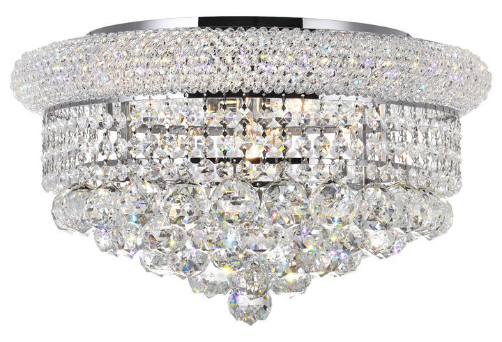 8 Light  Flush Mount With Chrome Finish by CWI Lighting
