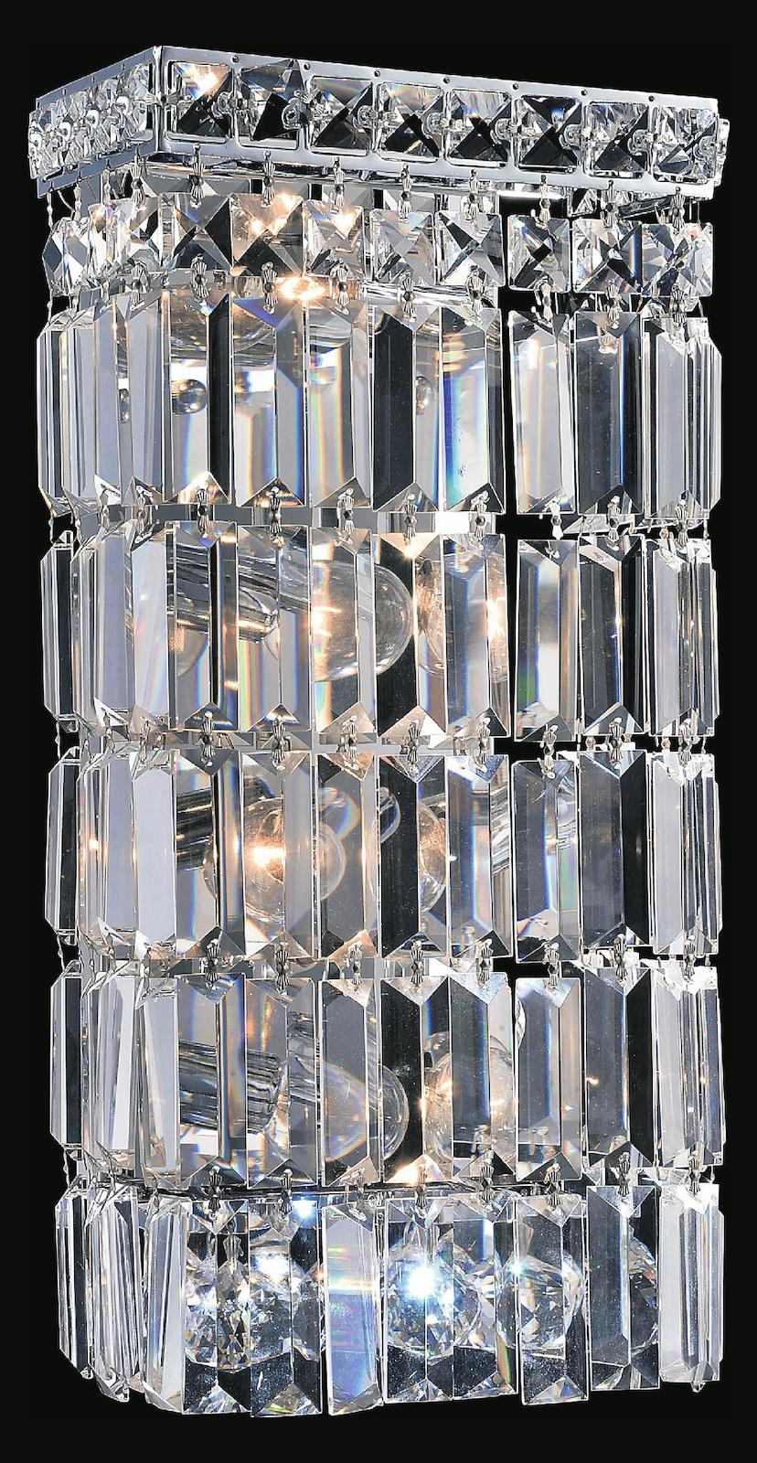 4 Light Bathroom Sconce With Chrome Finish by CWI Lighting
