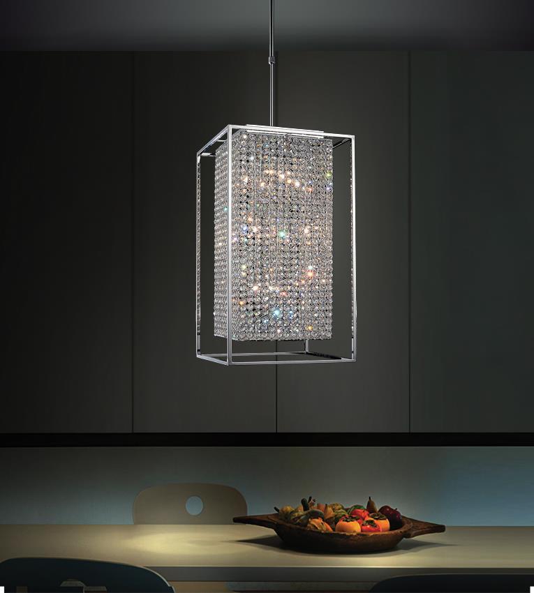 11 Light  Chandelier With Chrome Finish