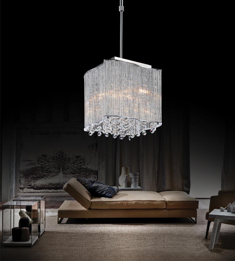 3 Light Drum Shade Mini Pendant With Chrome Finish by CWI Lighting