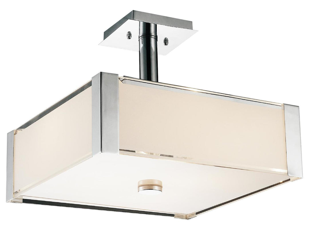 5 Light Down Chandelier With Chrome Finish by CWI Lighting
