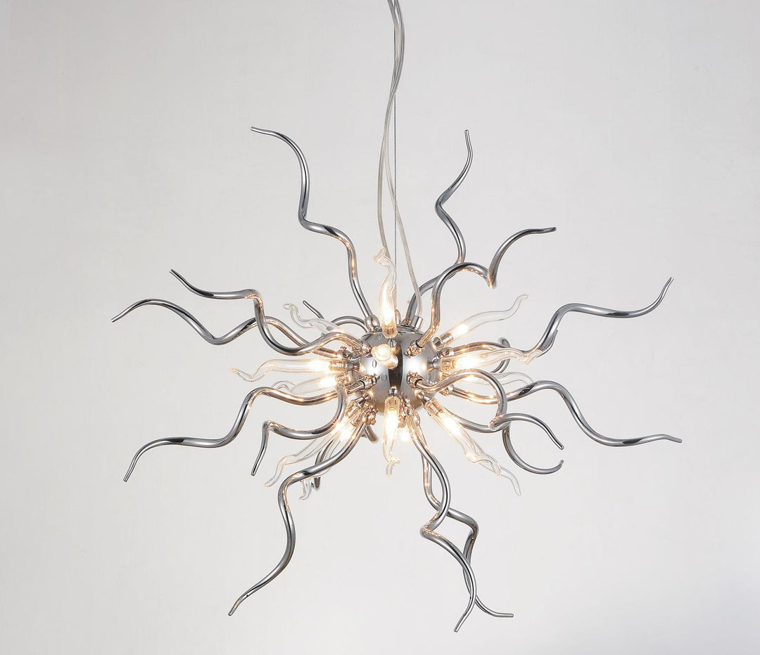 15 Light  Chandelier With Chrome Finish by CWI Lighting