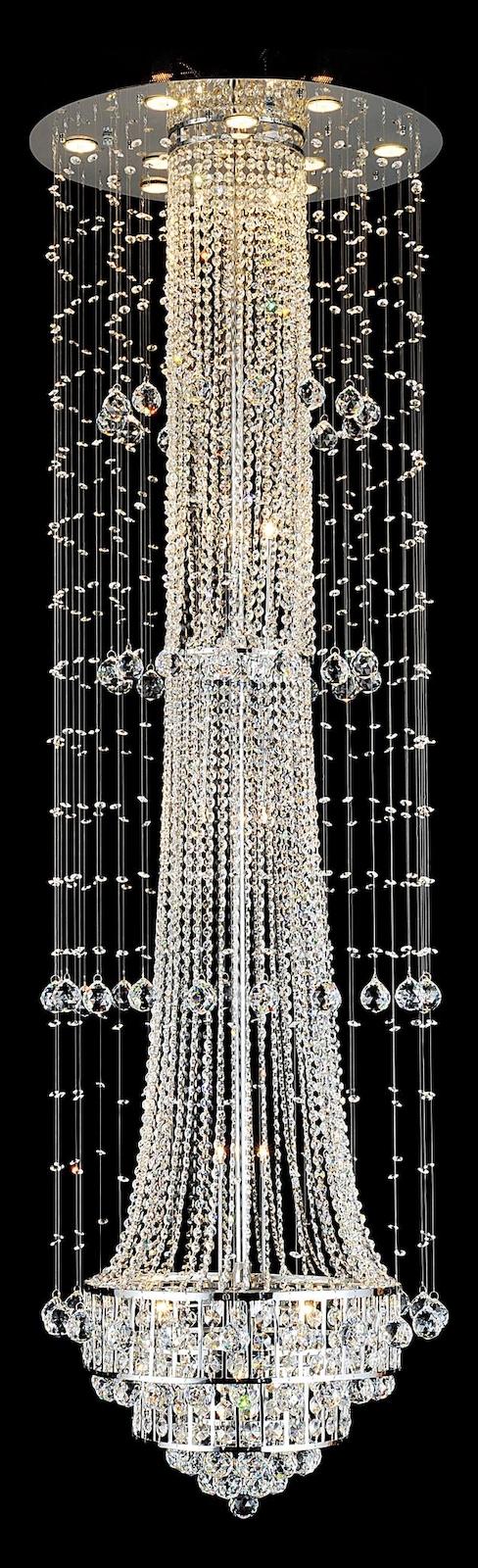 32 Light  Flush Mount With Chrome Finish by CWI Lighting