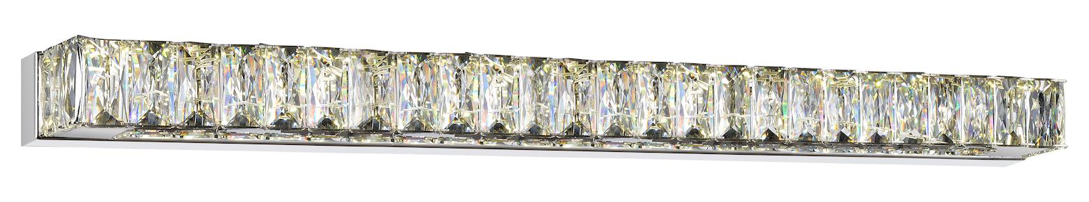 Led Vanity Light With Chrome Finish by CWI Lighting