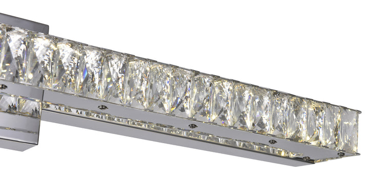 Led Vanity Light With Chrome Finish