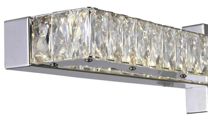 Led Vanity Light With Chrome Finish