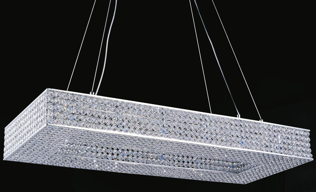16 Light  Chandelier With Chrome Finish by CWI Lighting