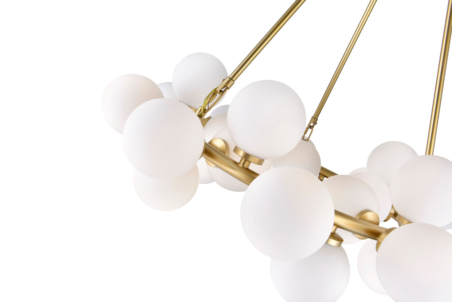 25 Light  Chandelier With Gold Finish