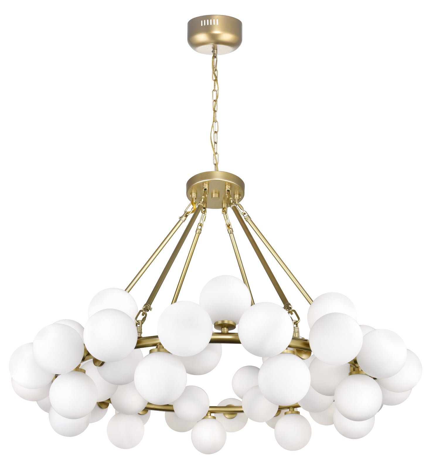 45 Light  Chandelier With Gold Finish by CWI Lighting