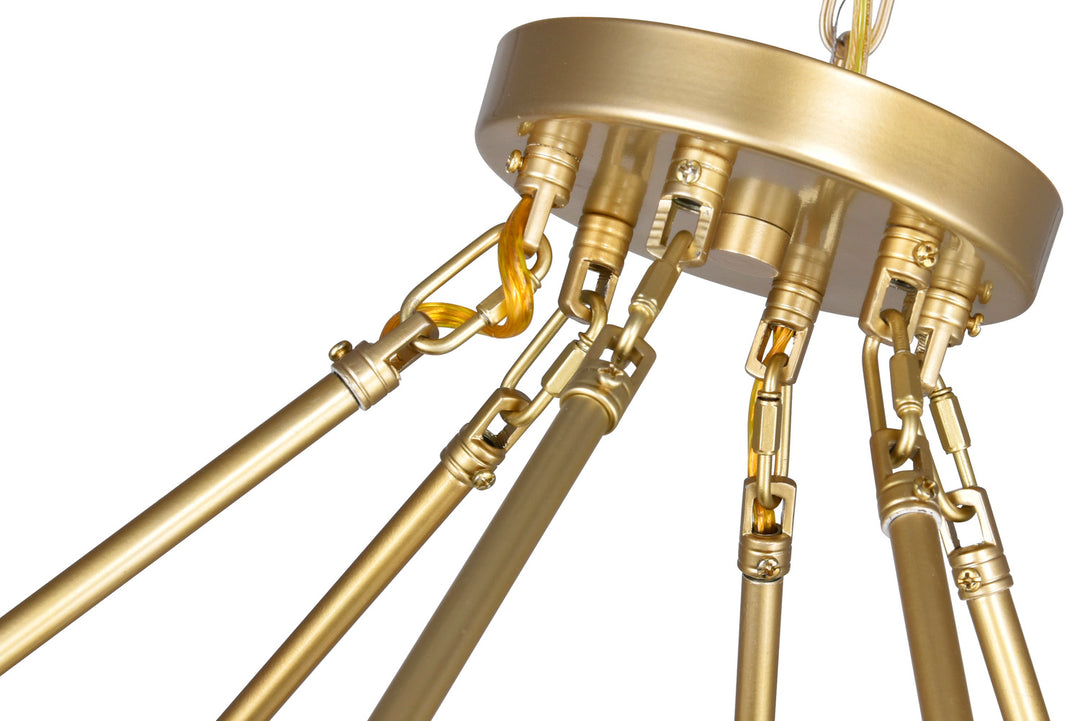45 Light  Chandelier With Gold Finish