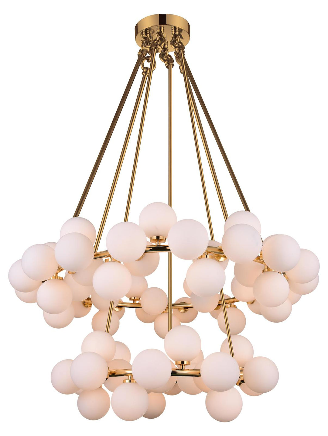 70 Light  Chandelier With Gold Finish by CWI Lighting
