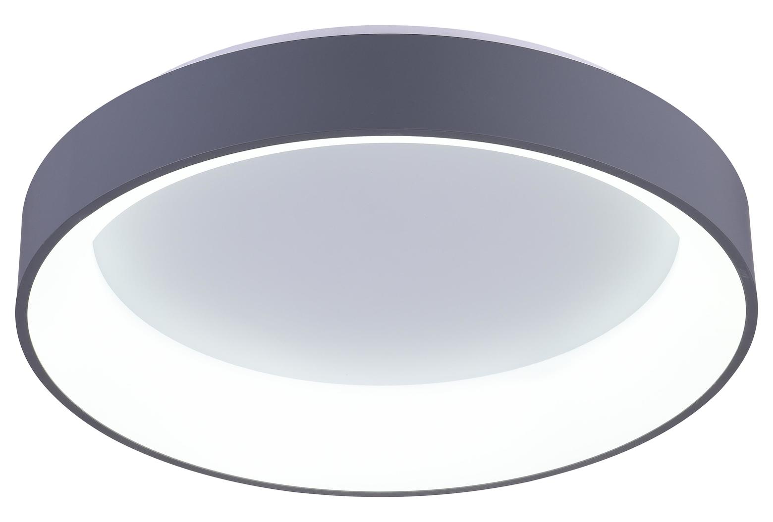 Led Drum Shade Flush Mount With White Finish by CWI Lighting
