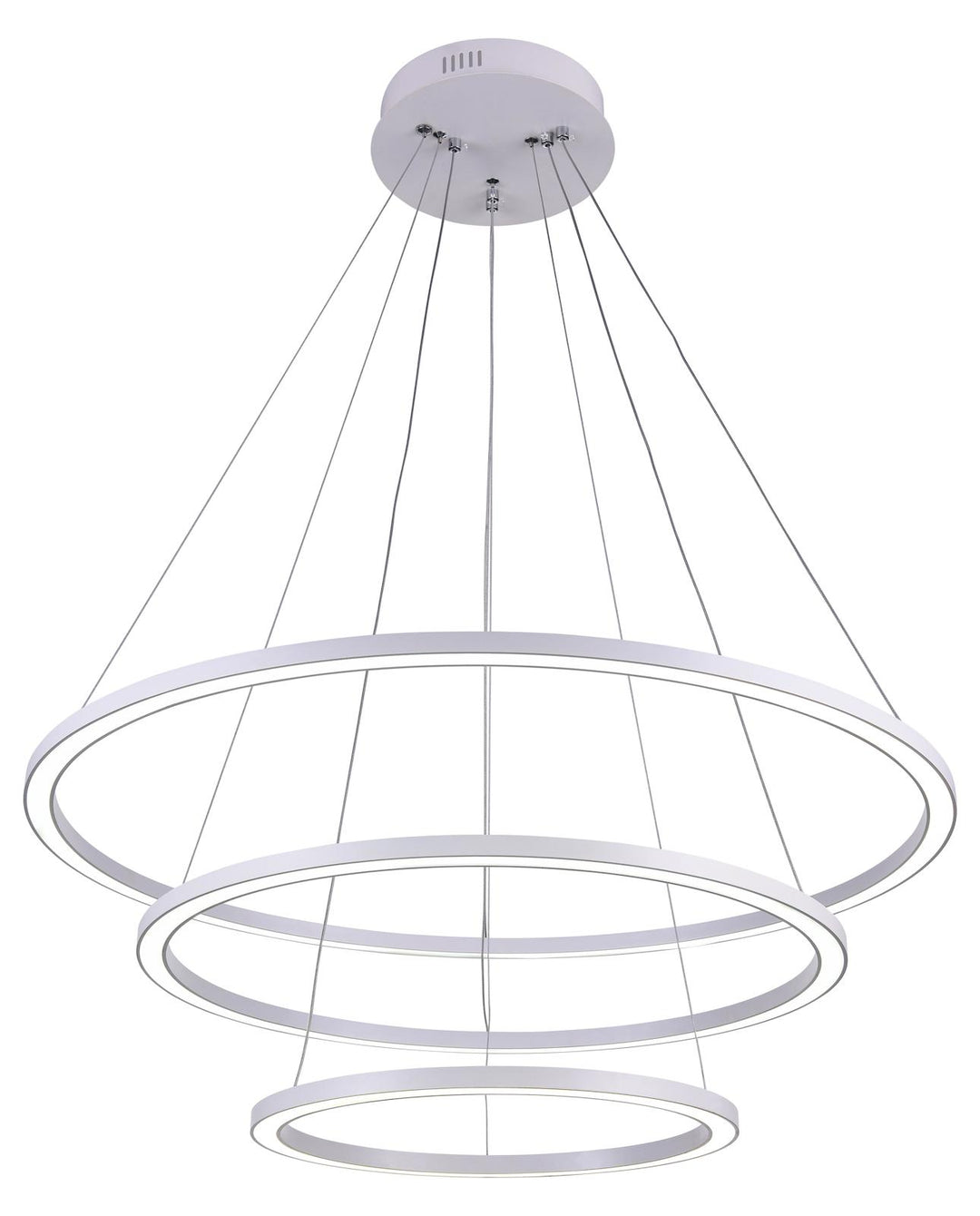Led  Chandelier With Champagne Finish by CWI Lighting