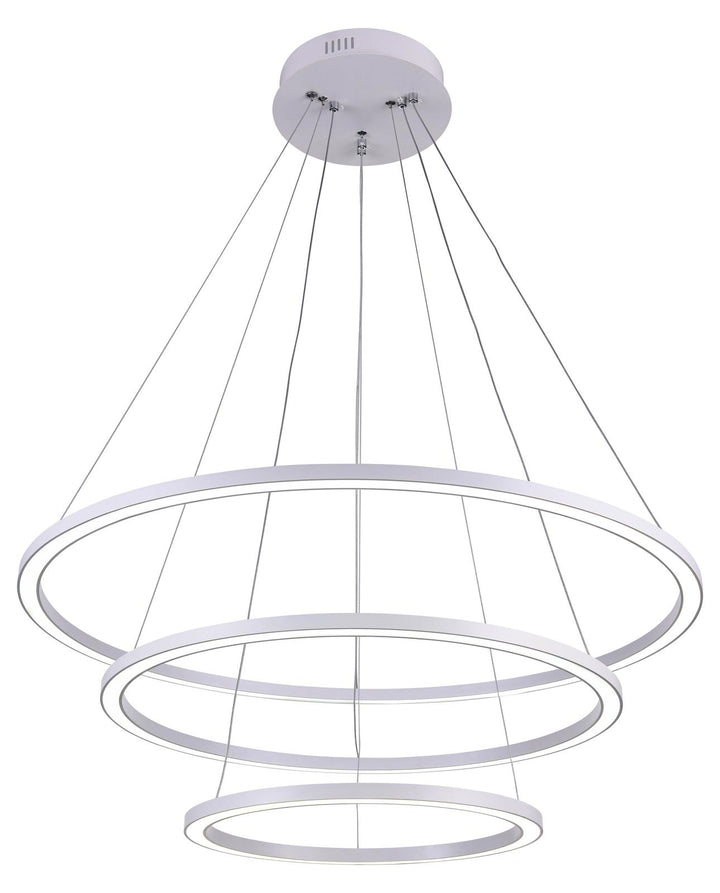 Led  Chandelier With Champagne Finish by CWI Lighting