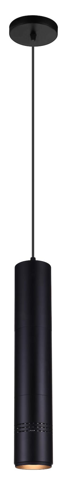 Led Down Mini Pendant With Black Finish by CWI Lighting