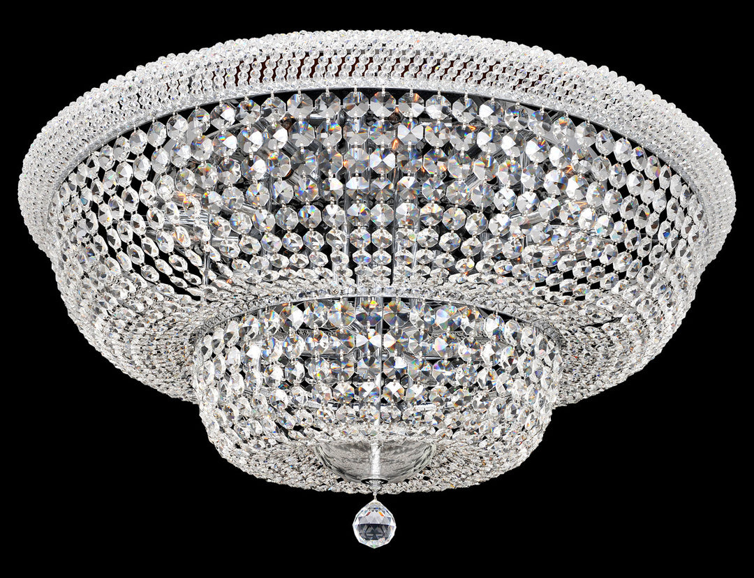 34 Inch Flush Mount W/Clear Firenze