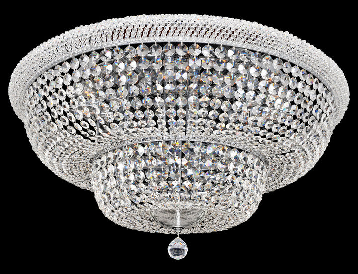 34 Inch Flush Mount W/Clear Firenze