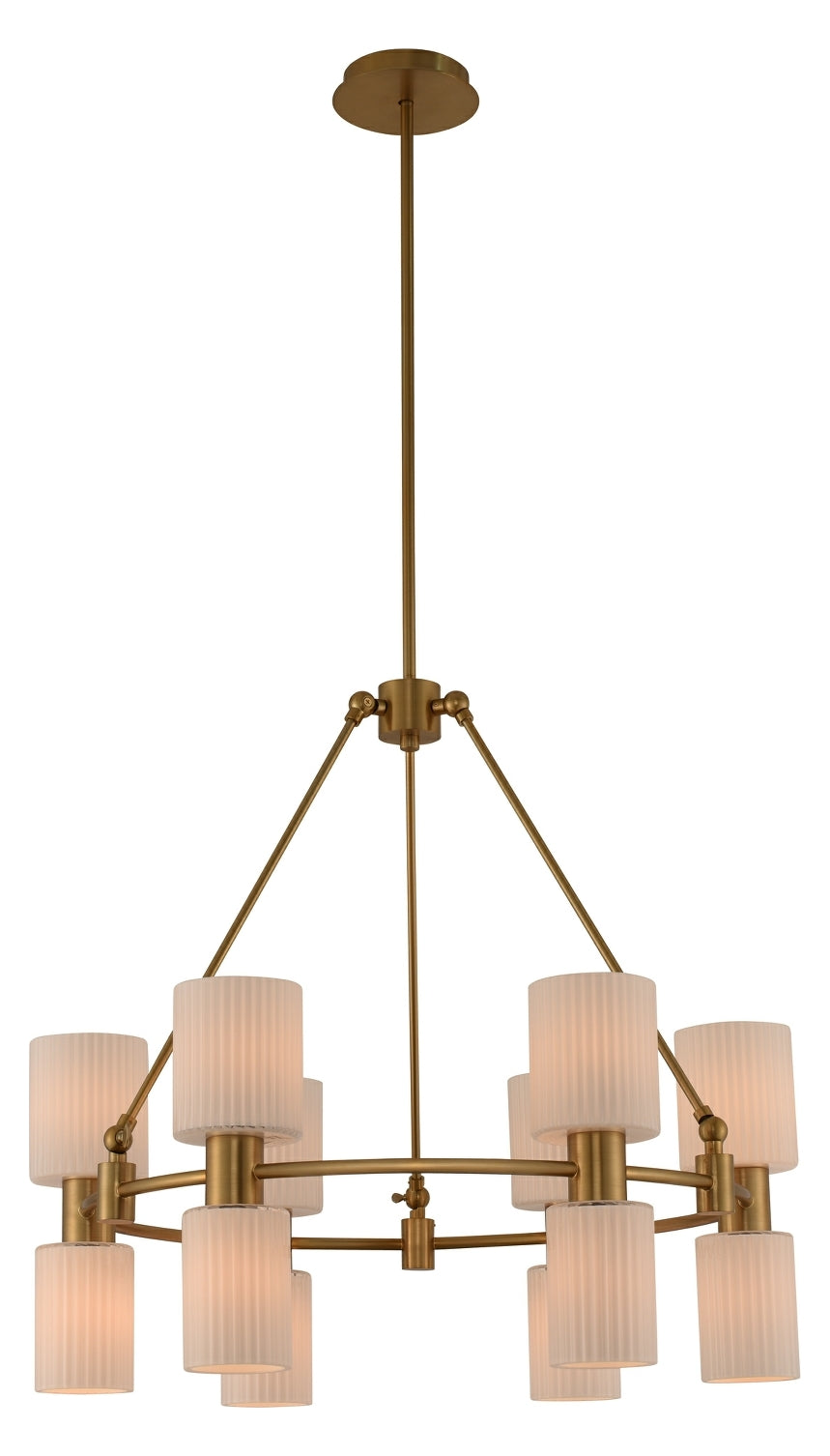 12 Light Chandelier by Kalco