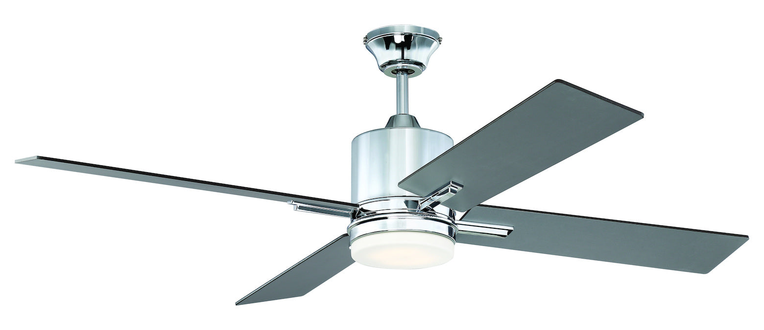 52in  in Chrome w/ Brushed Nickel/Walnut Blades by Craftmade