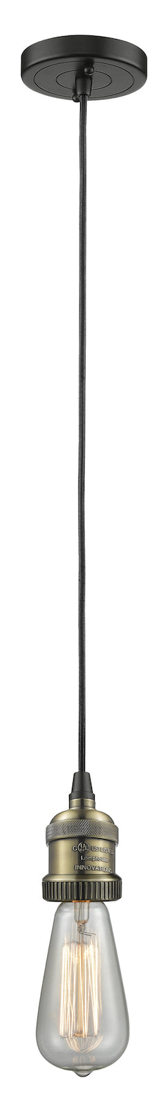 1 Light Vintage Dimmable Led Mini Pendant by Innovations Lighting