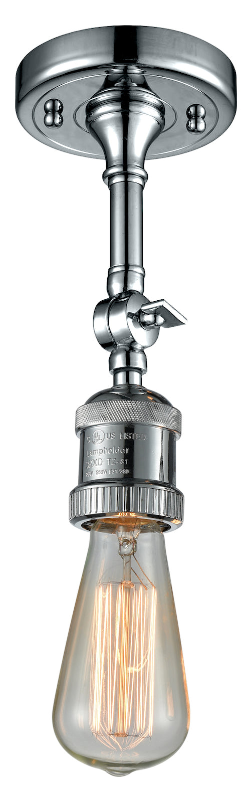 1 Light Vintage Dimmable Led Semi-Flush Mount by Innovations Lighting