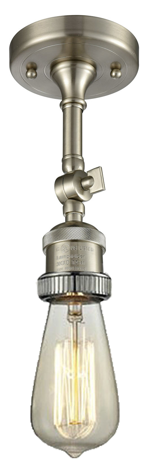 1 Light Vintage Dimmable Led Semi-Flush Mount by Innovations Lighting