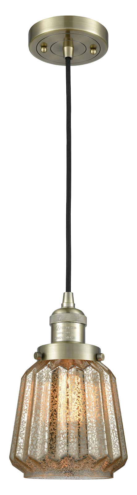 1 Light Vintage Dimmable Led Mini Pendant by Innovations Lighting