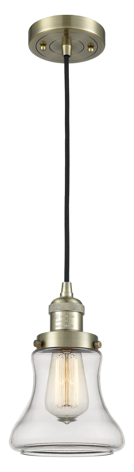 1 Light Vintage Dimmable Led Mini Pendant by Innovations Lighting