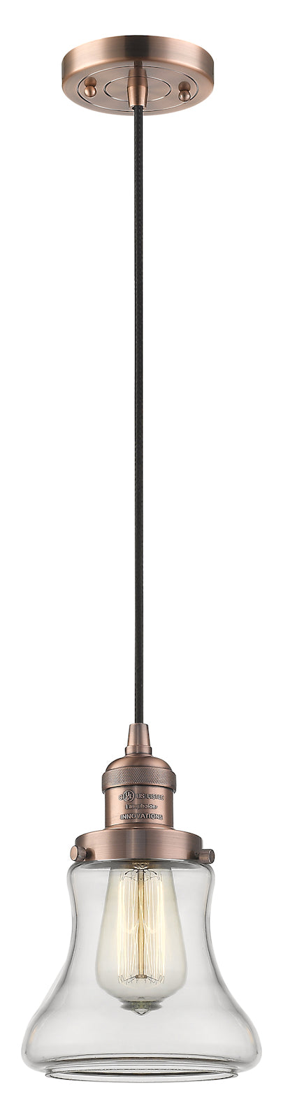 1 Light Vintage Dimmable Led Mini Pendant by Innovations Lighting