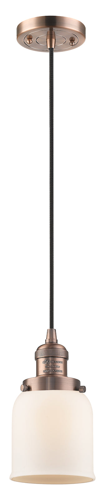 1 Light Vintage Dimmable Led Mini Pendant by Innovations Lighting