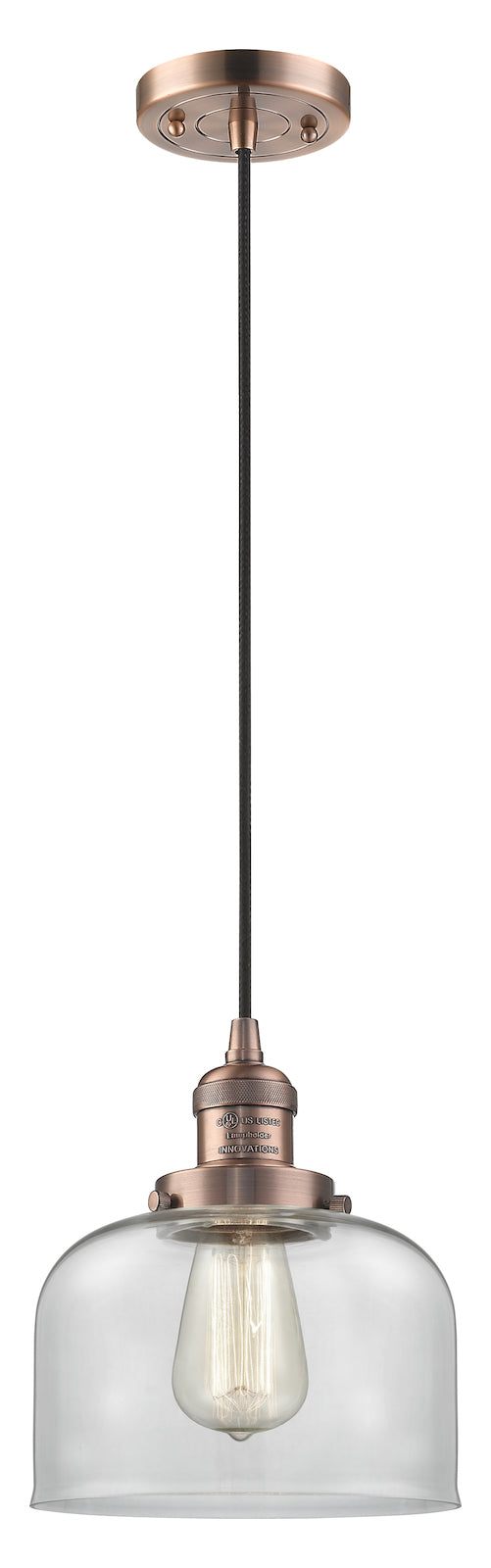 1 Light Vintage Dimmable Led Mini Pendant by Innovations Lighting