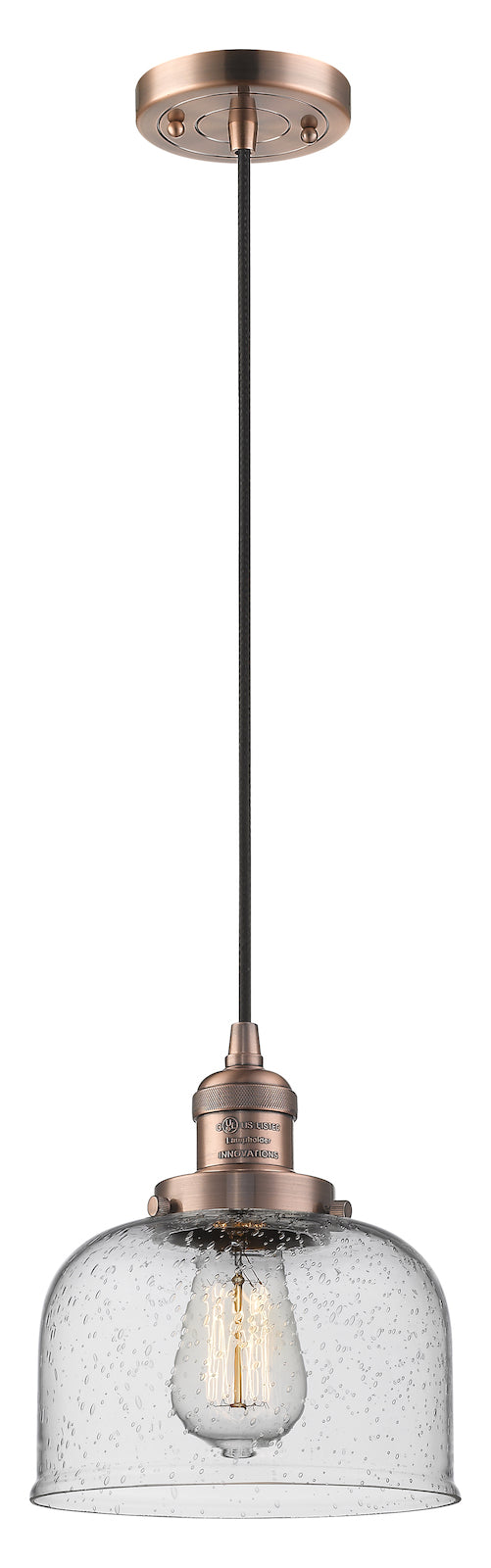 1 Light Vintage Dimmable Led Mini Pendant by Innovations Lighting
