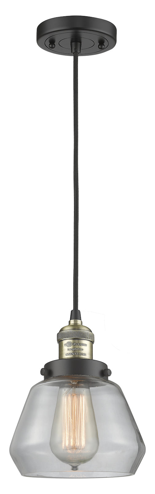 1 Light Vintage Dimmable Led Mini Pendant by Innovations Lighting