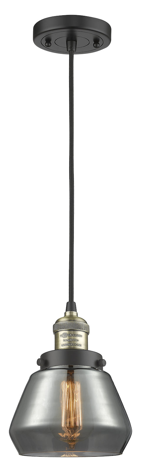 1 Light Vintage Dimmable Led Mini Pendant by Innovations Lighting