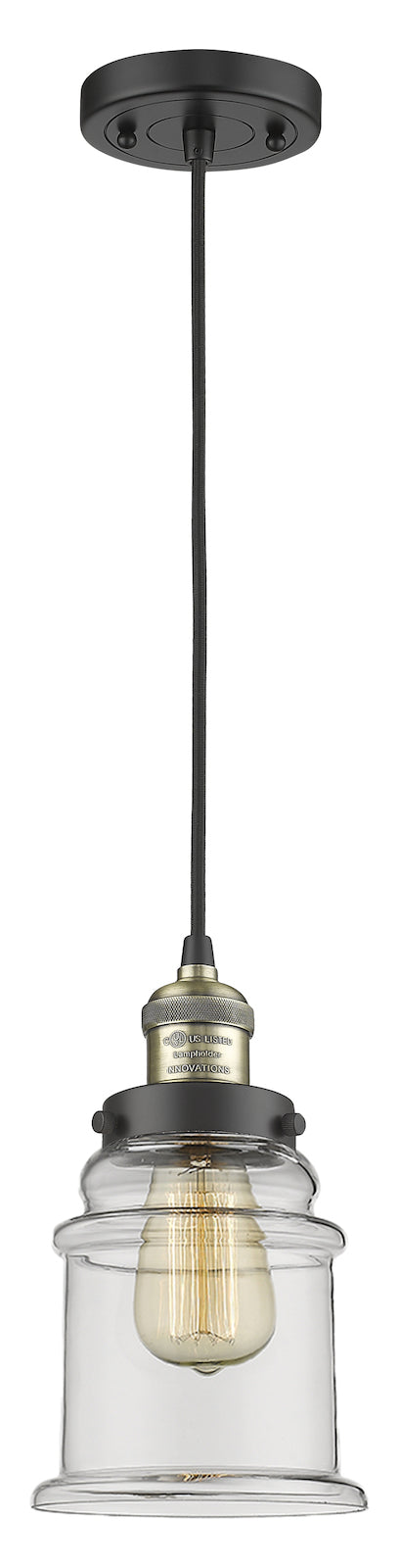 1 Light Vintage Dimmable Led Mini Pendant by Innovations Lighting