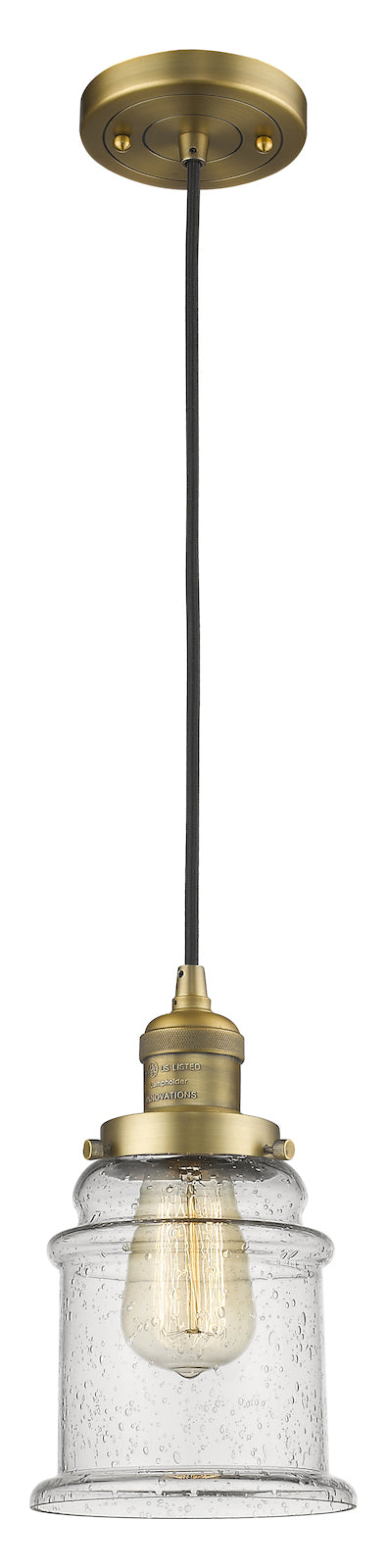 1 Light Vintage Dimmable Led Mini Pendant by Innovations Lighting