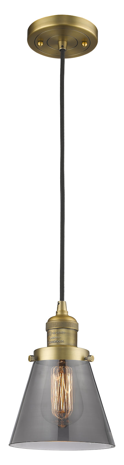 1 Light Vintage Dimmable Led Mini Pendant by Innovations Lighting